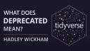 What does deprecated mean? Package lifecycle and the process of deprecation.